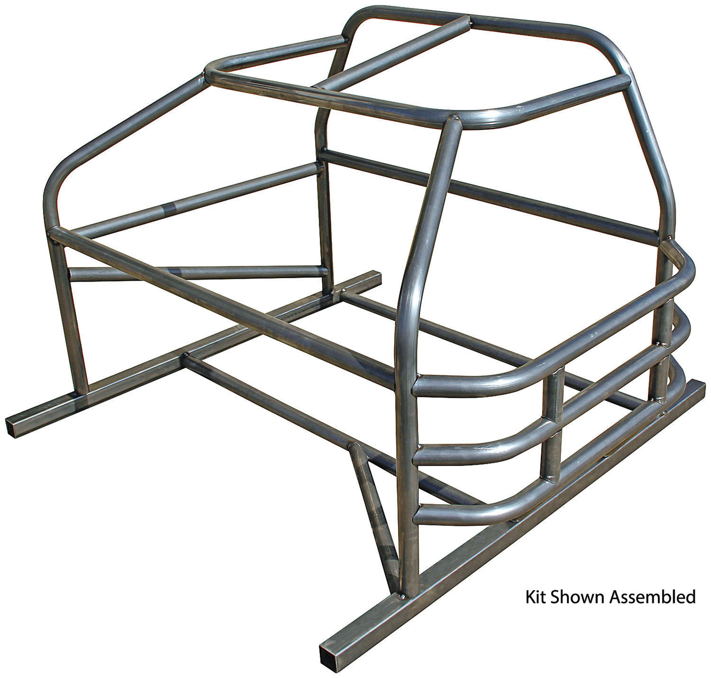Allstar Performance Roll Cage - Mini Enduro - 4-Point - Weld-On - 1.75 in Diameter - 0.095 in Wall - Steel - Natural -