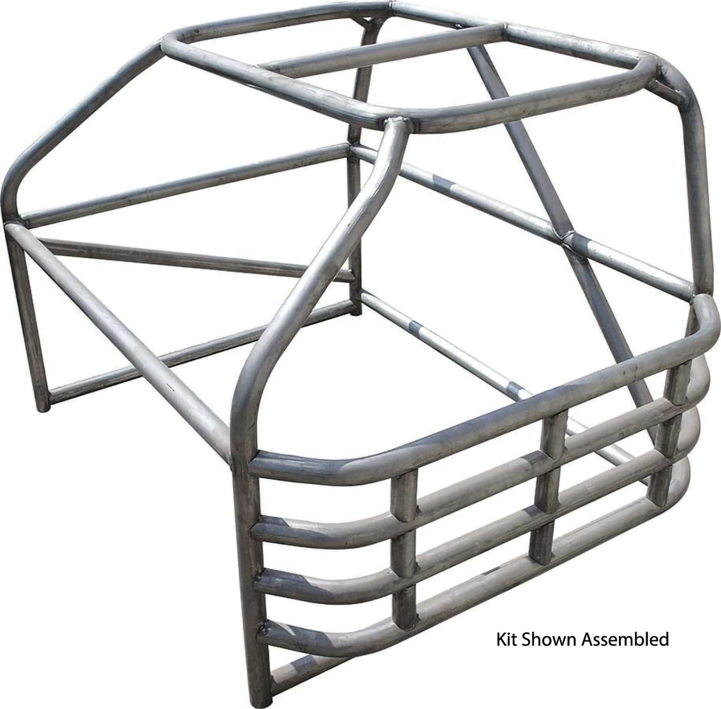 Allstar Performance Roll Cage - Deluxe - 4-Point - Weld-On - 1.75 in Diameter - 0.095 in Wall - Steel - Natural - Mini