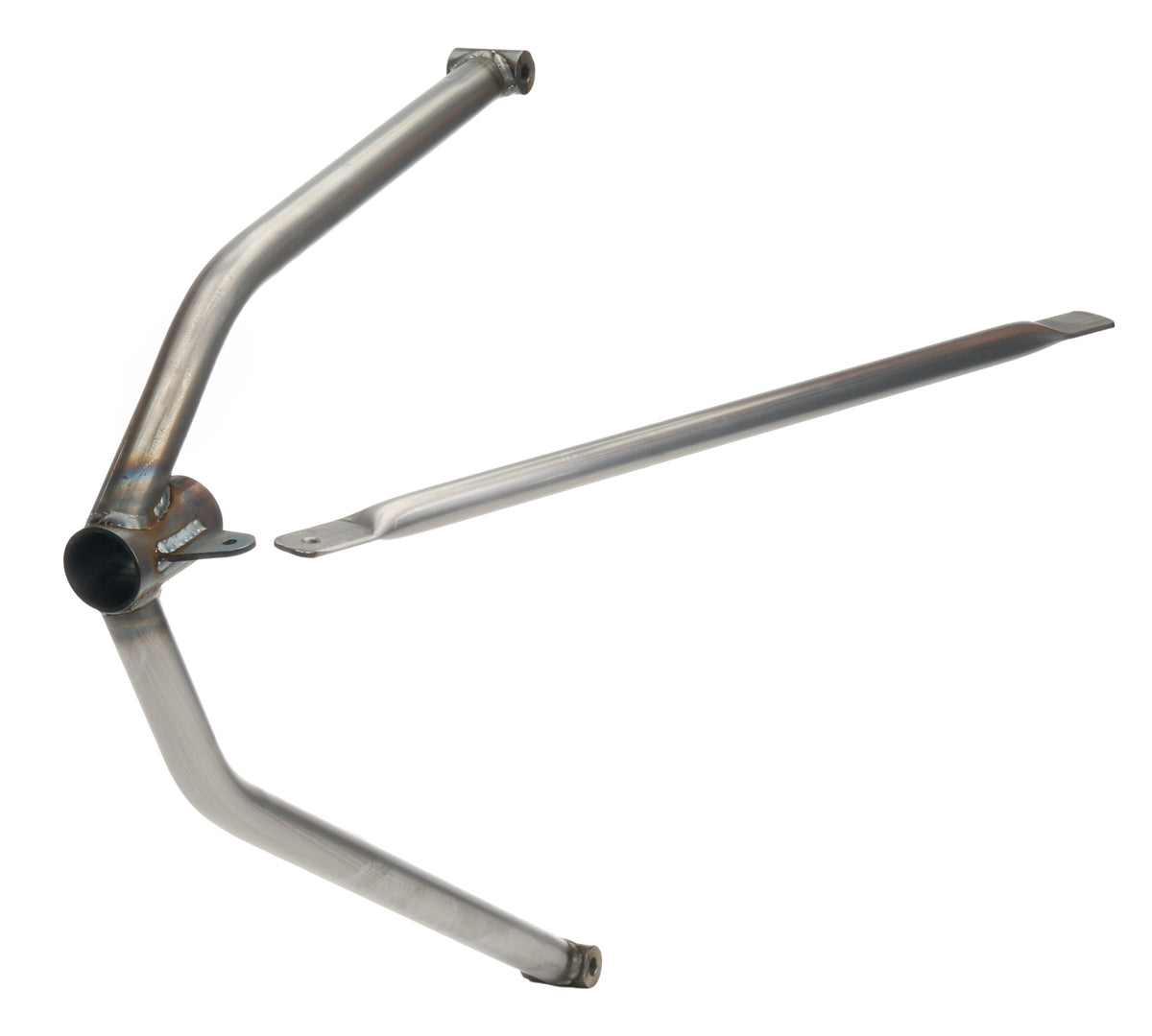 Allstar Performance Door Bar Mount - Front - 1 in Diameter - 0.065 in Wall - Steel - Natural - 2016-27 Rocket Chassis