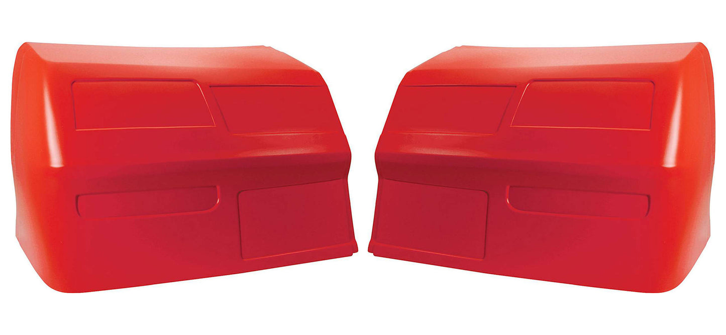 Allstar Performance Nose - MD3 - 2-Piece Complete - Plastic - Red - Chevy Monte Carlo SS 1983-88 - Kit