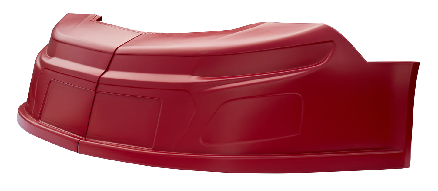 Allstar Performance Nose - 2-Piece Complete - Plastic - Red - Chevrolet Camaro - 2019 Short Track - Kit
