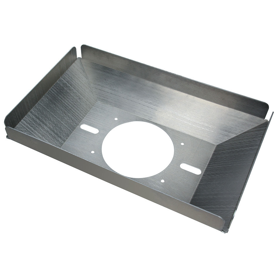 Allstar Performance Scoop Tray - 5 in Tall - 21.5 in Long - 13.375 in Wide - Raised - Aluminum - Natural - Dominator