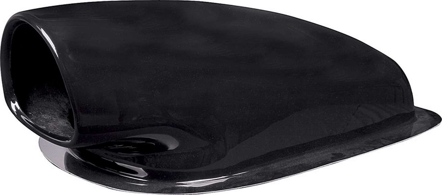 Allstar Performance Hood Scoop - Aero - 12 in Tall - 14.5 in Wide - 38 in Long - Fiberglass - Black - Each
