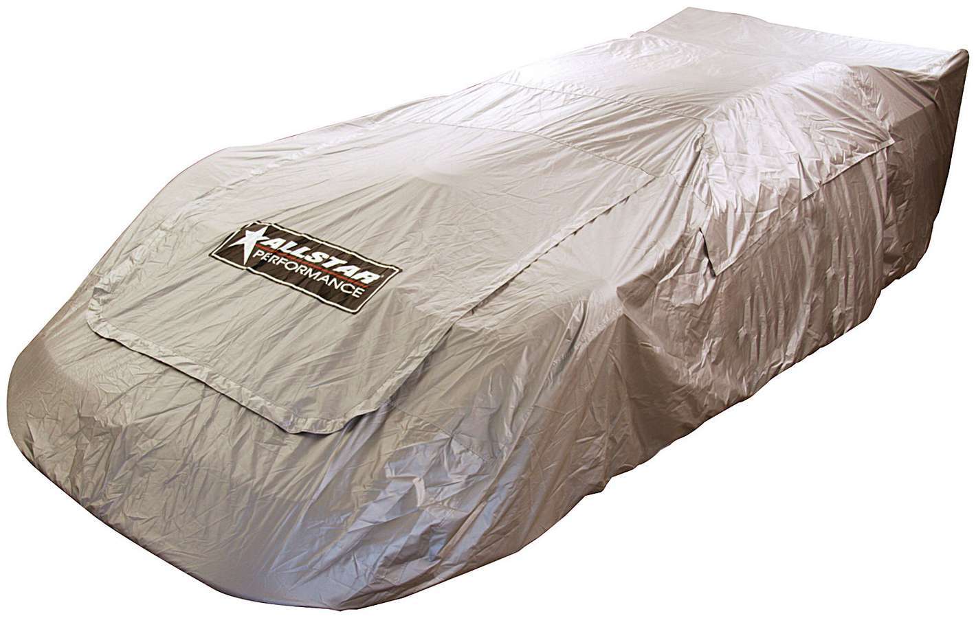 Allstar Performance Car Cover - Soft Liner - Zippered Access Panels - Heat Reflective - Cloth - Silver - Asphalt Late