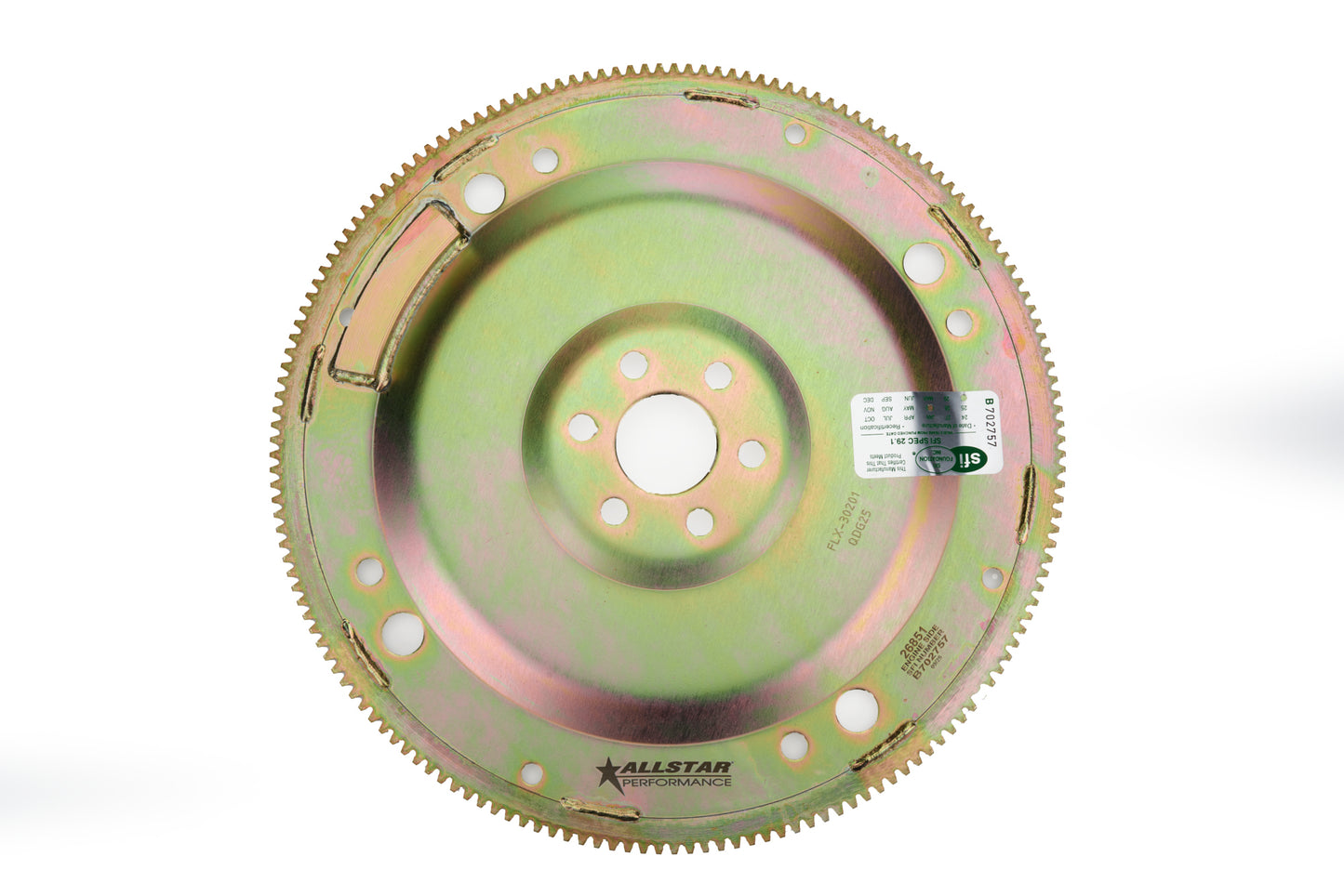 Allstar Performance Flexplate - 164 Tooth - SFI 29.1 - Steel - External Balance - 2-Piece Seal - Small Block Ford - Each