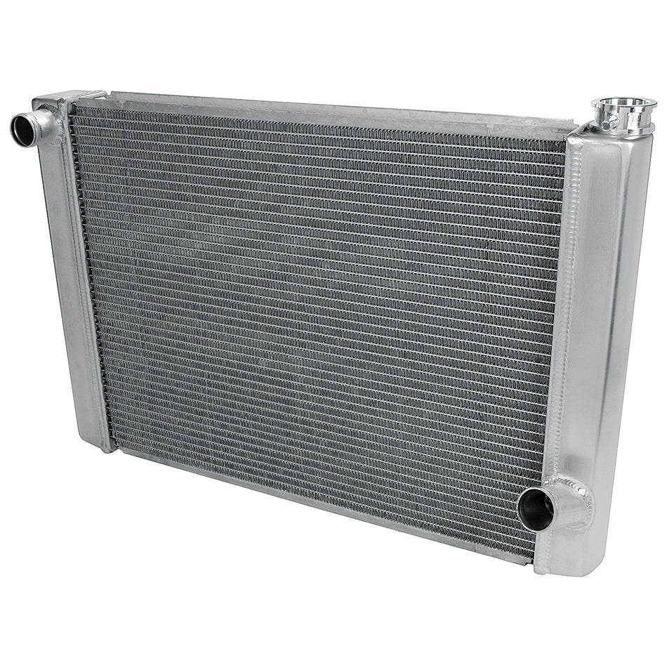 Allstar Performance Radiator - 28 in W x 19 in H x 2.25 in D - Single Pass - Driver Side Inlet - Passenger Side Outlet