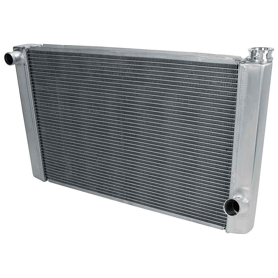 Allstar Performance Radiator - 31 in W x 19 in H x 2.25 in D - Single Pass - Driver Side Inlet - Passenger Side Outlet