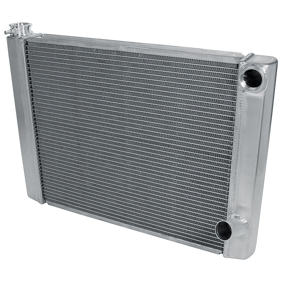 Allstar Performance Radiator - 26 in W x 19 in H x 2.25 in D - Dual Pass - Passenger Side Inlet - Passenger Side