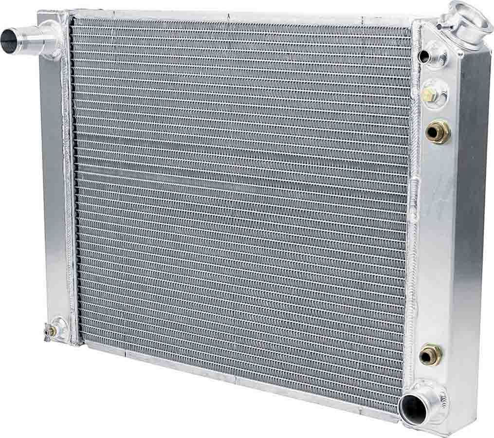 Allstar Performance Radiator - 26 in W x 19.5 in H x 2.25 in D - Driver Side Inlet - Passenger Side Outlet - Oil
