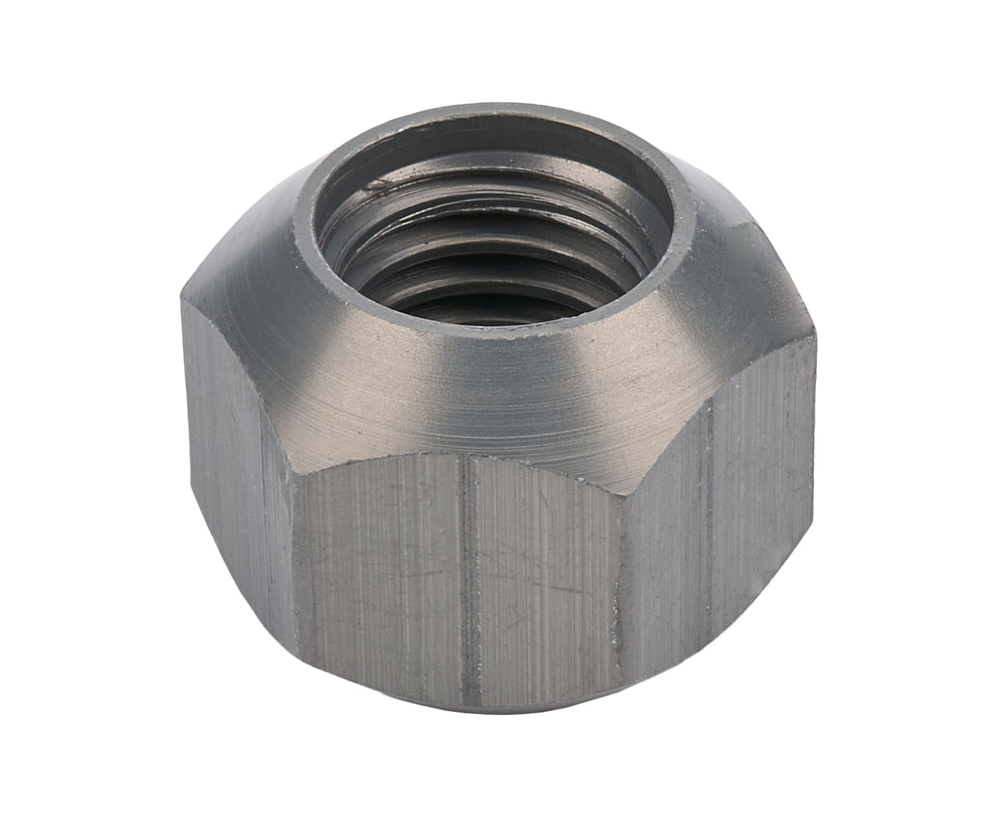 Allstar Performance Lug Nut - Hard Coat - 5/8-11 in Thread - 1 in Hex Head - Double 45 Degree Seat - Open End -
