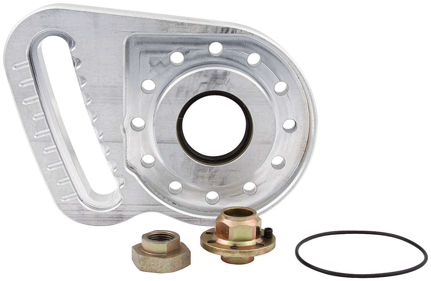 Allstar Performance Panhard Bar Bracket - Pinion Mount - Bolt-On - Adjustable - Aluminum - Natural - Quick Change - Each