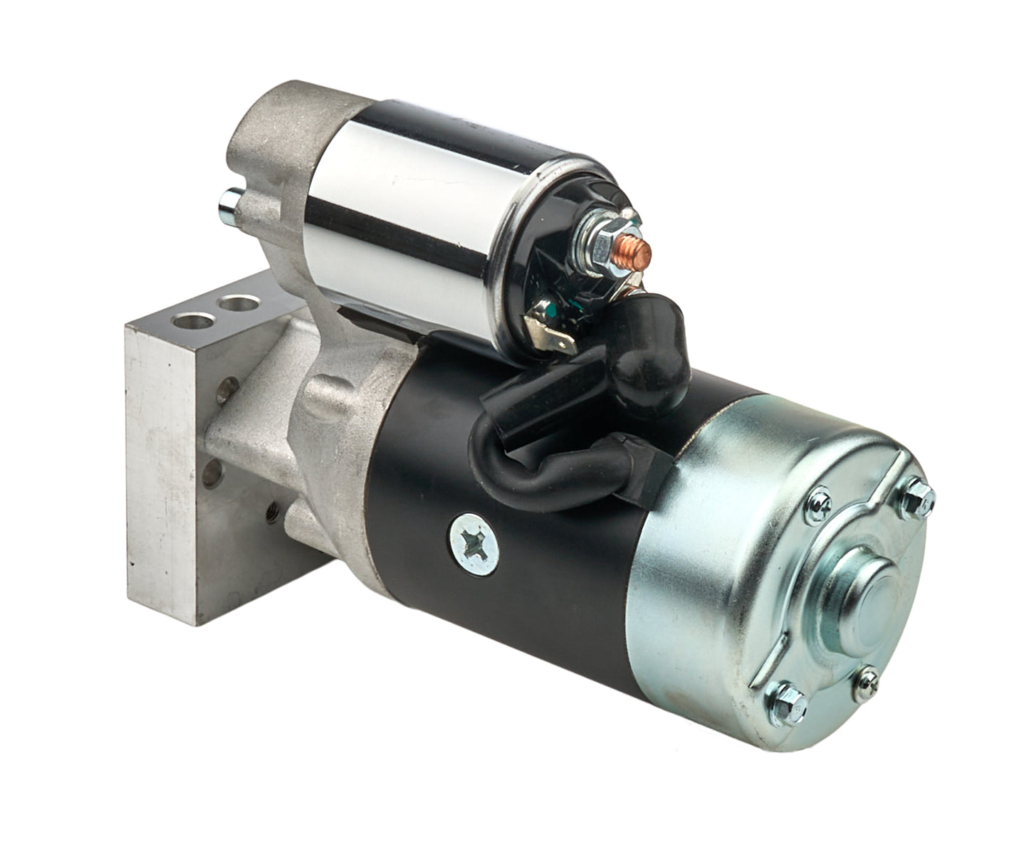 Allstar Performance Starter - Mini Starter - 3.75:1 Gear Reduction - Black - 153 / 168 Tooth Flywheel - Straight Mount