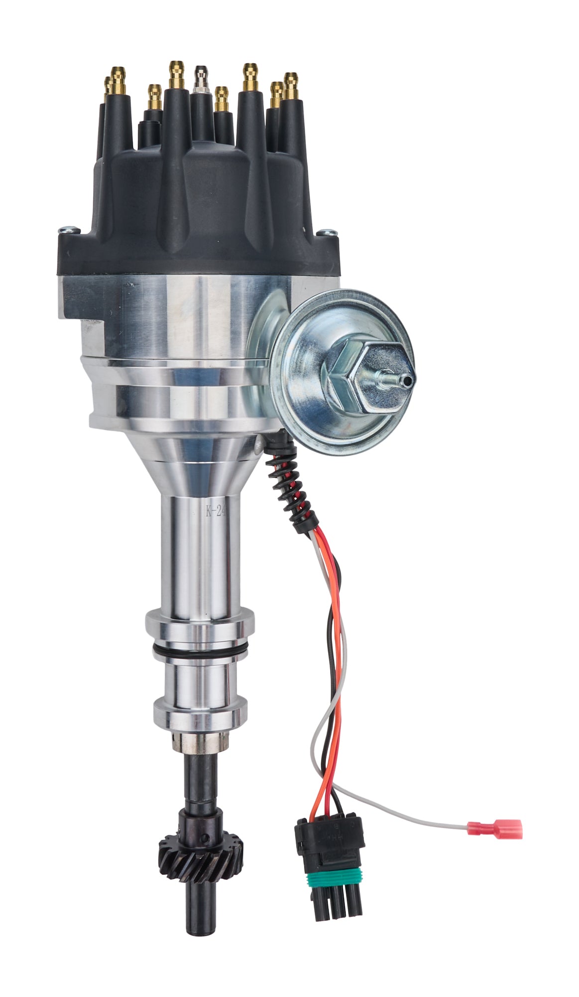 Allstar Performance Distributor - Magnetic Pickup - Vacuum Advance - HEI Style Terminal - Rev Limiter - Black - Big