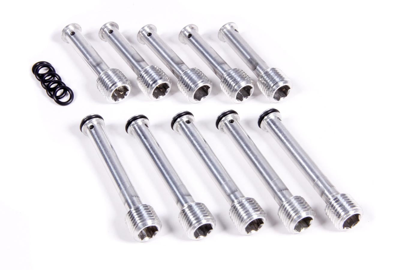 Allstar Performance Oil Restrictors - Allen Head - Aluminum - Natural - Dart SHP Block - Small Block Chevy - Set of 5