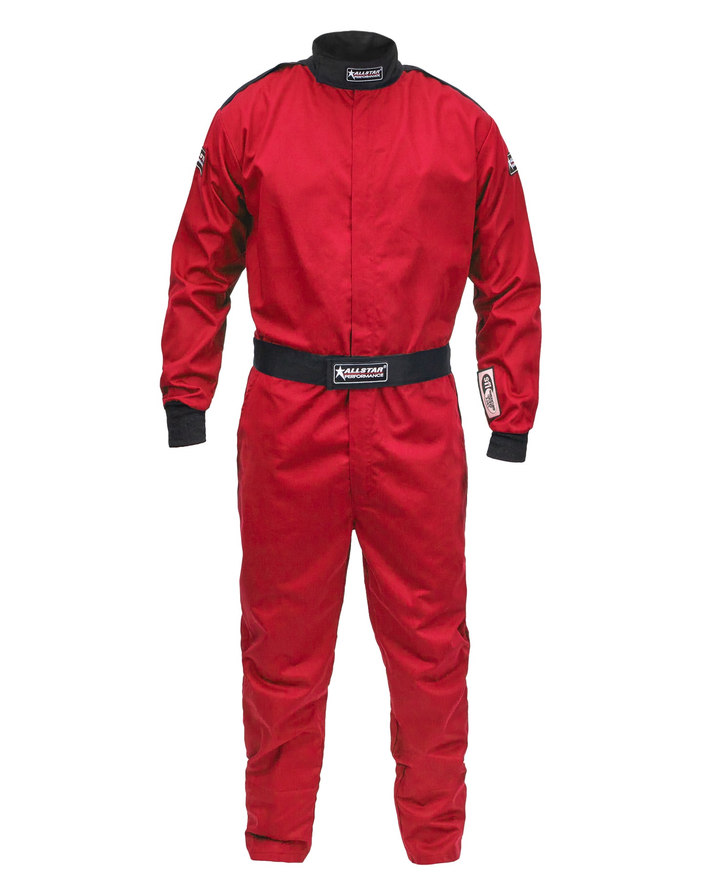 Allstar Performance Driving Suit - 1-Piece - SFI 3.2A/1 - Single Layer - Fire Retardant Cotton - Red - 3X-Large - Each