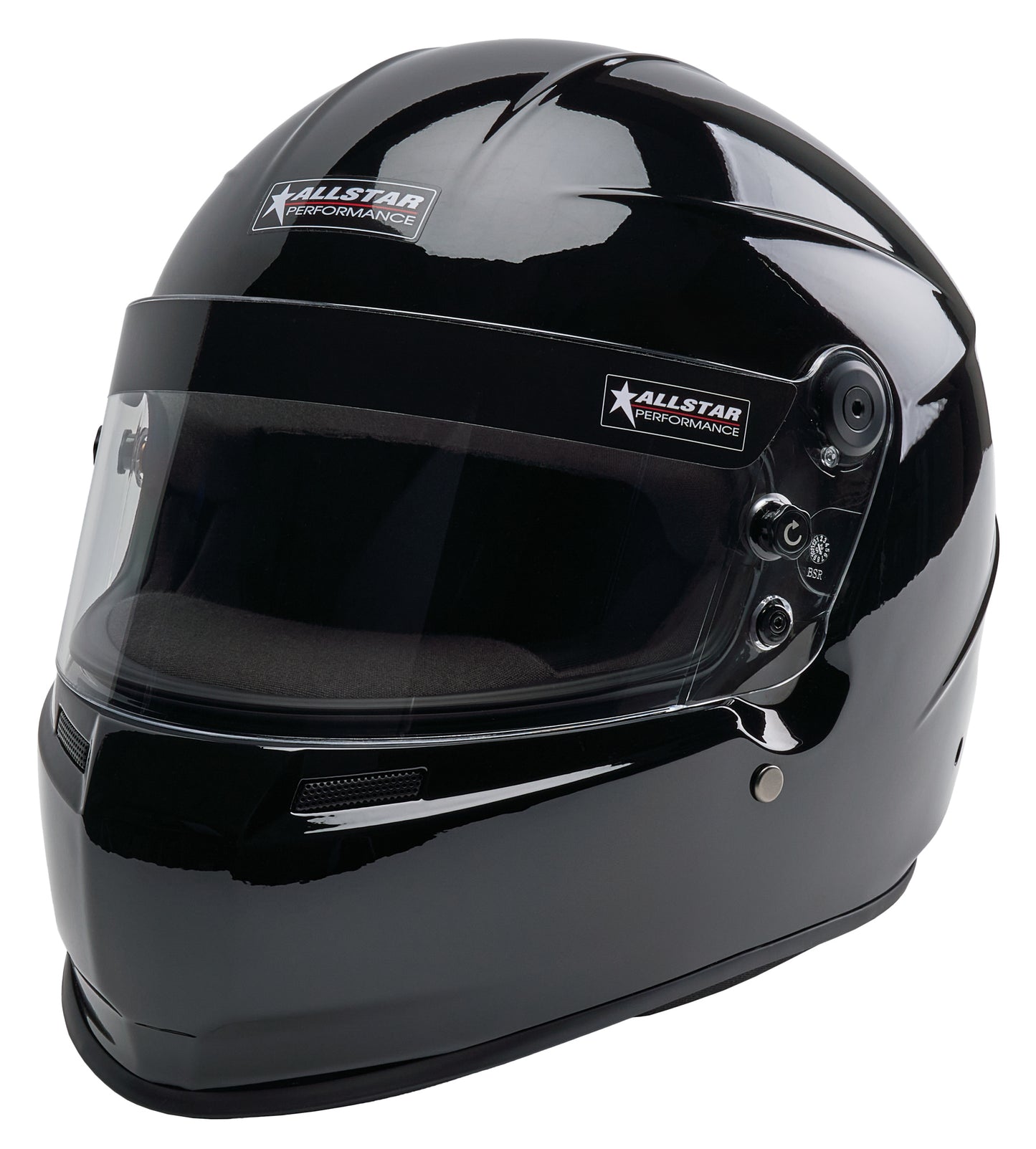 Allstar Performance Helmet - Series 60 - Snell SA2025 - Head and Neck Support Ready - Black - X-Large - Each