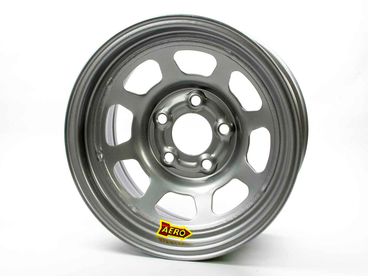 Aero Race Wheels Wheel - 50-Series - 15 x 7 in - 4.000 in Backspace - 5 x 4.75 in Bolt Pattern - Steel - Silver Powder