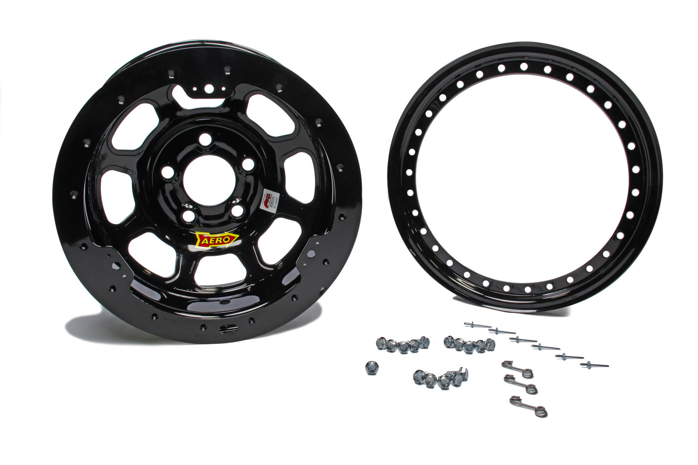 Aero Race Wheels Wheel - 53-Series - 15 x 8 in - 2.000 in Backspace - 5 x 5.00 in Bolt Pattern - Beadlock - Steel -