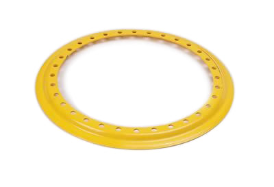Aero Race Wheels Beadlock Ring - Steel - Yellow Paint - 15 in Wheels - Each