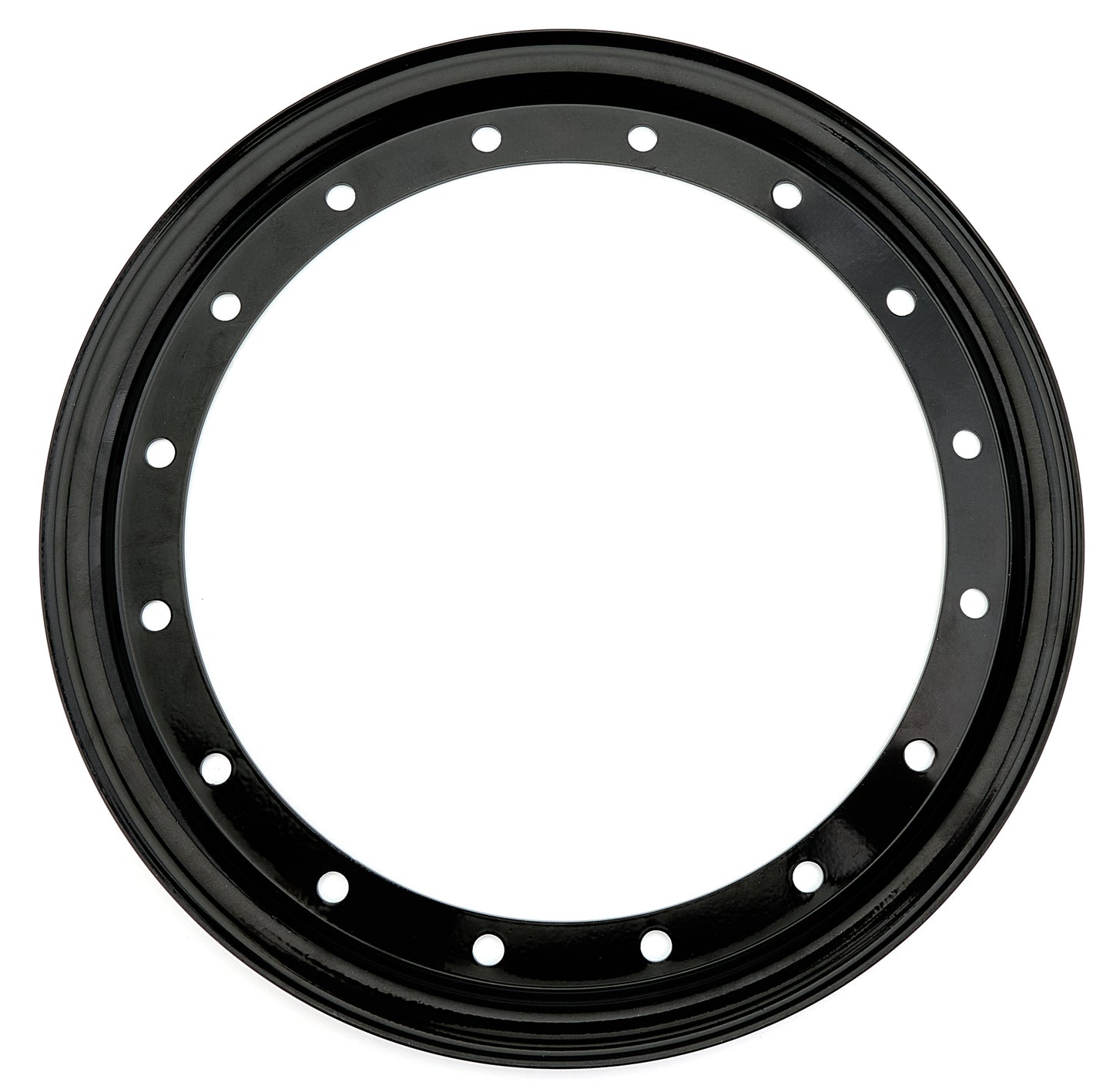 Aero Race Wheels Beadlock Ring - Outer - Steel - Black Paint - 13 in Wheels - Each