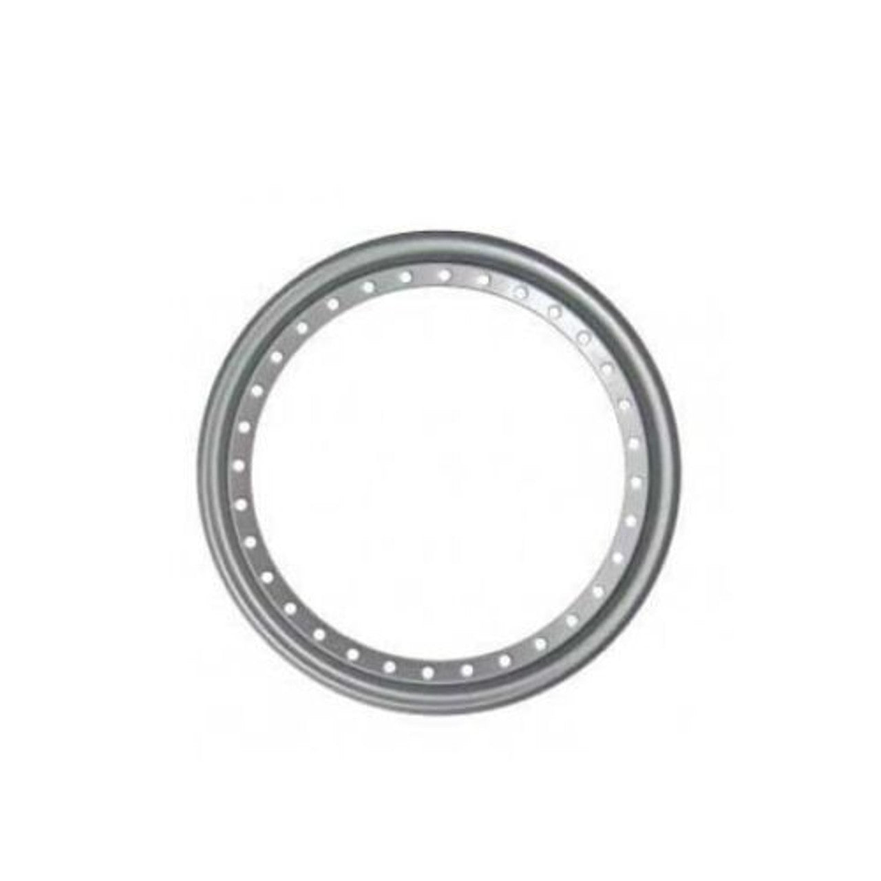 Aero Race Wheels Beadlock Ring - Outer - Steel - Silver Paint - 13 in Wheels - Each