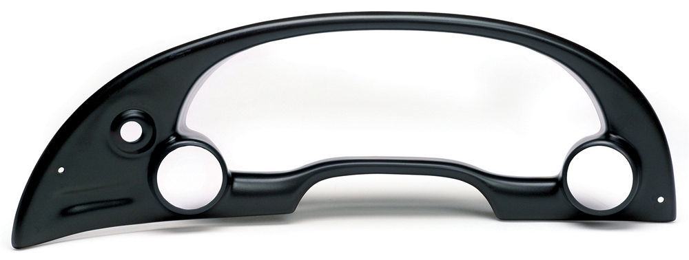 Autometer Gauge Cluster Bezel - Gauge Works - Two 2-1/16 in Holes - Plastic - Black - Ford Mustang 2001-04 - Each