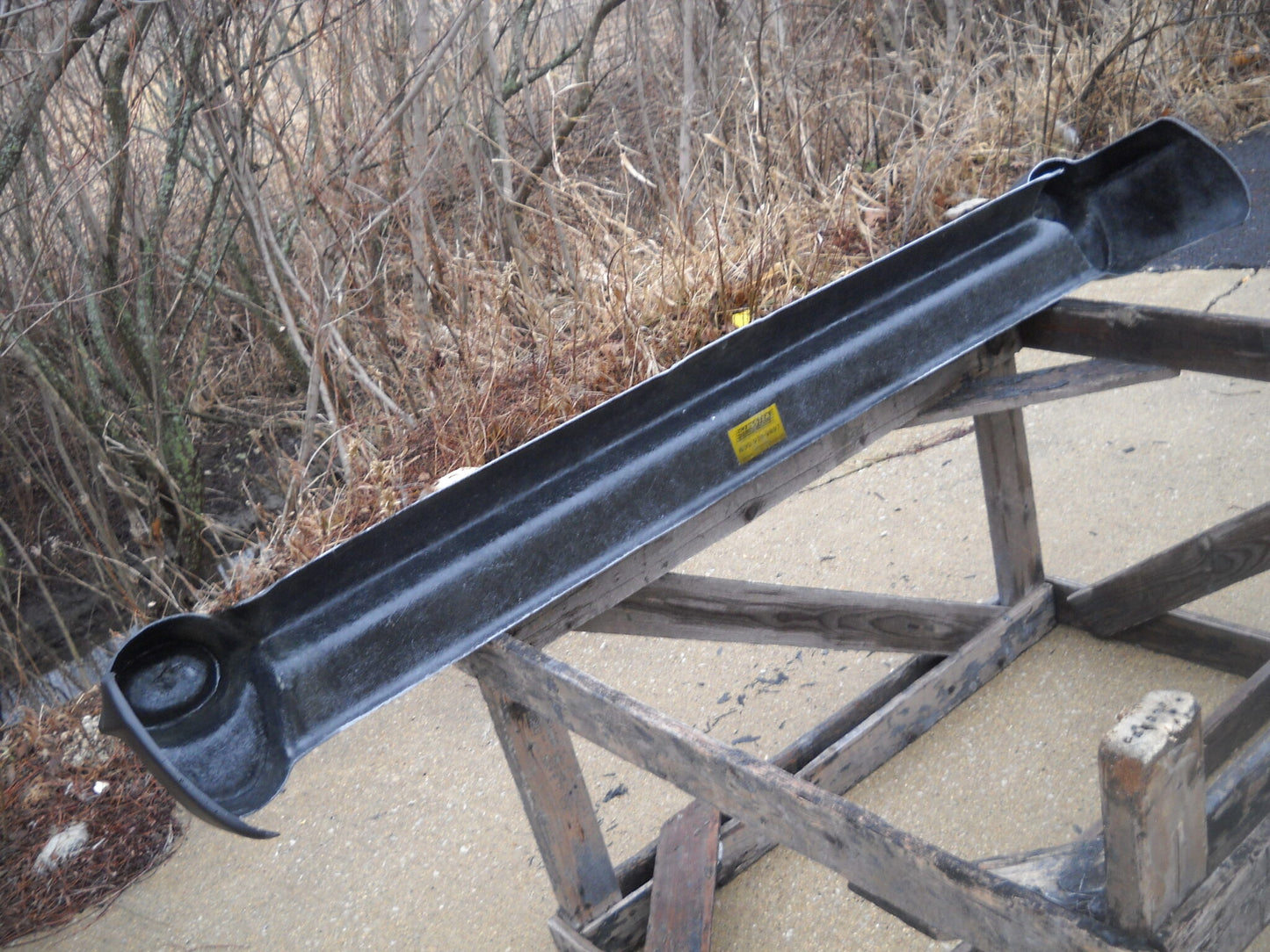 1957 Chevy Rear Fiberglass Bumper - Glasstek B1078 - view 4