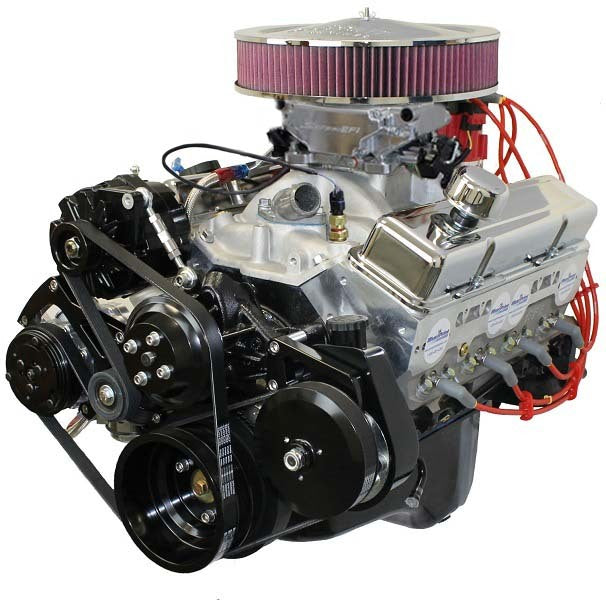 Blueprint Engines Crate Engine - Drop-in-Ready - EFI - 350 Cubic Inch - 390 HP - Pulleys Included - Small Block Chevy