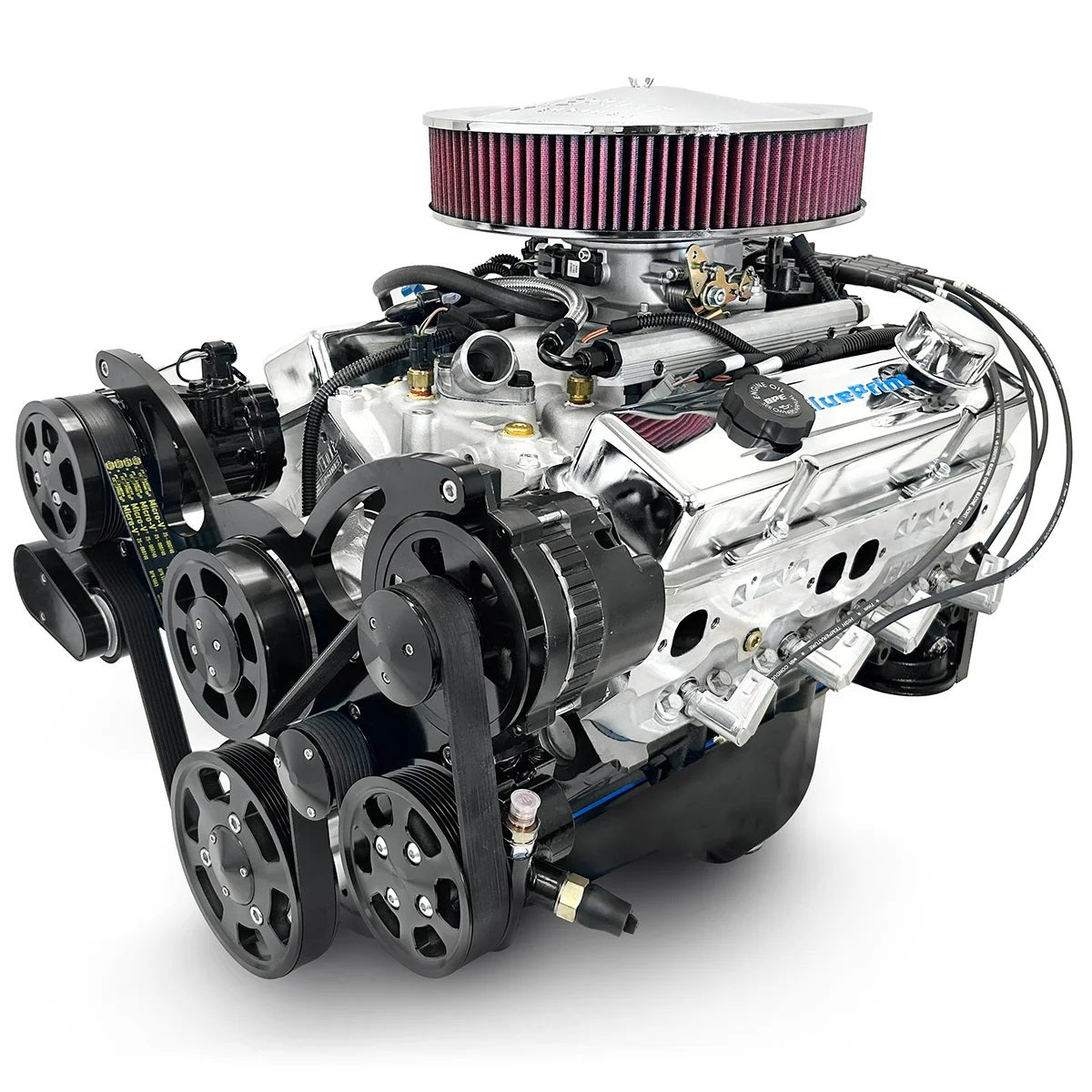 Blueprint Engines Crate Engine - Drop-in-Ready - EFI - 383 Cubic Inch - 436 HP - Pulleys Included - Small Block Chevy