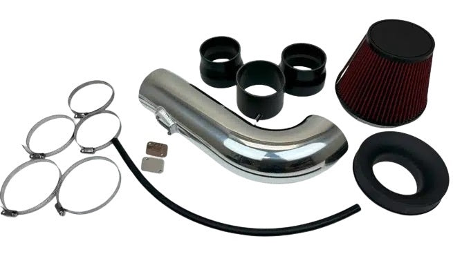 Blueprint Engines Air Induction System - Reusable Dry Filter - Aluminum - Polished - GM LS-Series - Kit