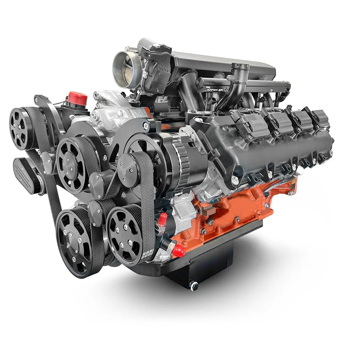Blueprint Engines Crate Engine - Drop-in-Ready - 426 Cubic Inch - 610 HP - Pulleys Included - Mopar Gen III Hemi - Each