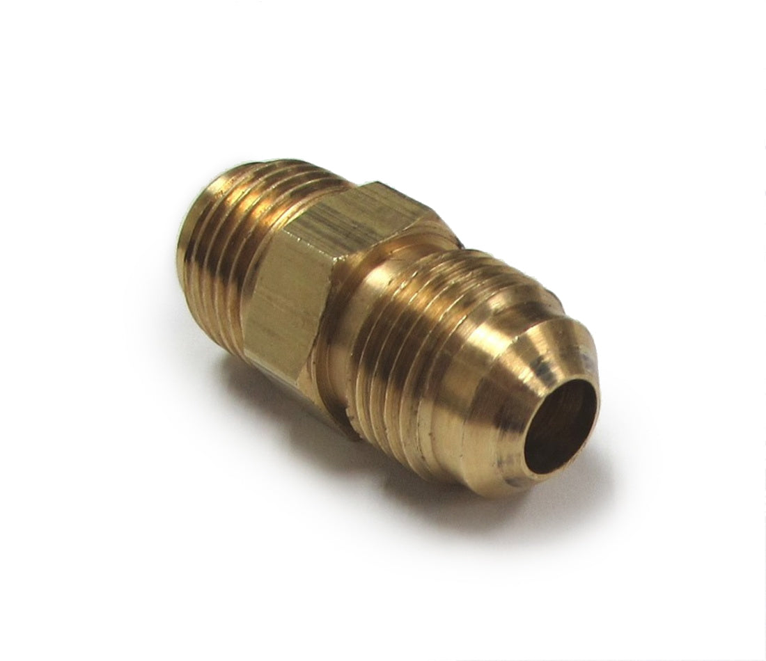 Borgeson Fitting - Adapter - Straight - 5/8-18 in Male to 5/8-18 in Male - Brass - Natural - Each