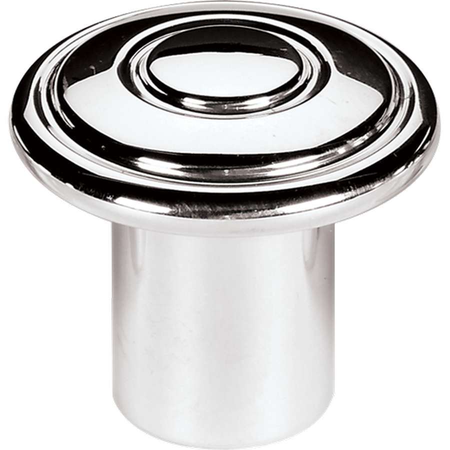 Billet Specialties Dash Knob - Classic - 0.188 in Bore - Set Screw - 1 in Diameter - 0.875 in Long - Aluminum -