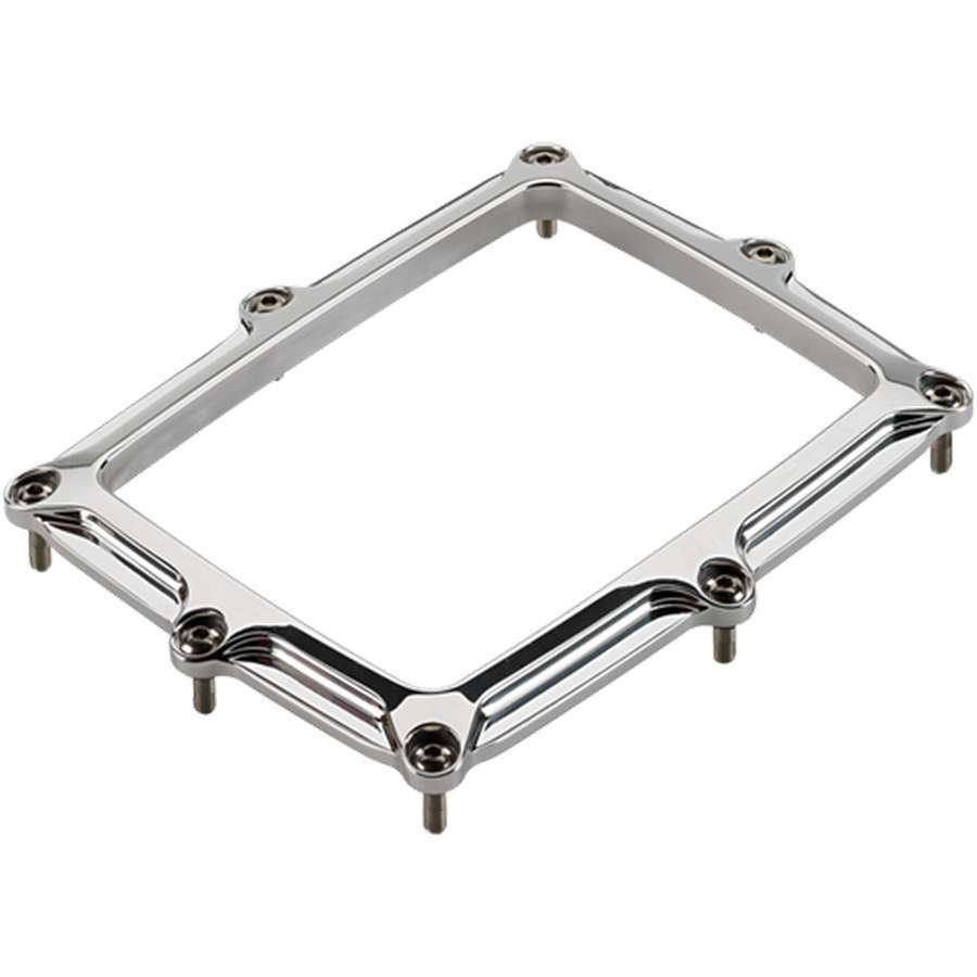 Billet Specialties Shifter Boot Ring - Rectangle - Stainless Hardware - Aluminum - Polished - Each