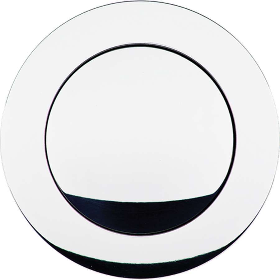 Billet Specialties Horn Button - Large - Aluminum - Polished - Each