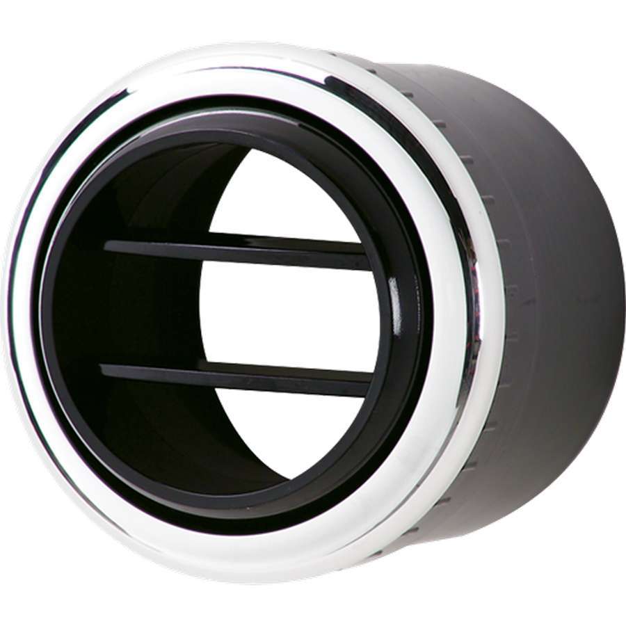 Billet Specialties Air Conditioning Vent - Round - 2-1/2 in Diameter Hole / Hose - Aluminum Bezel - Polished - Each