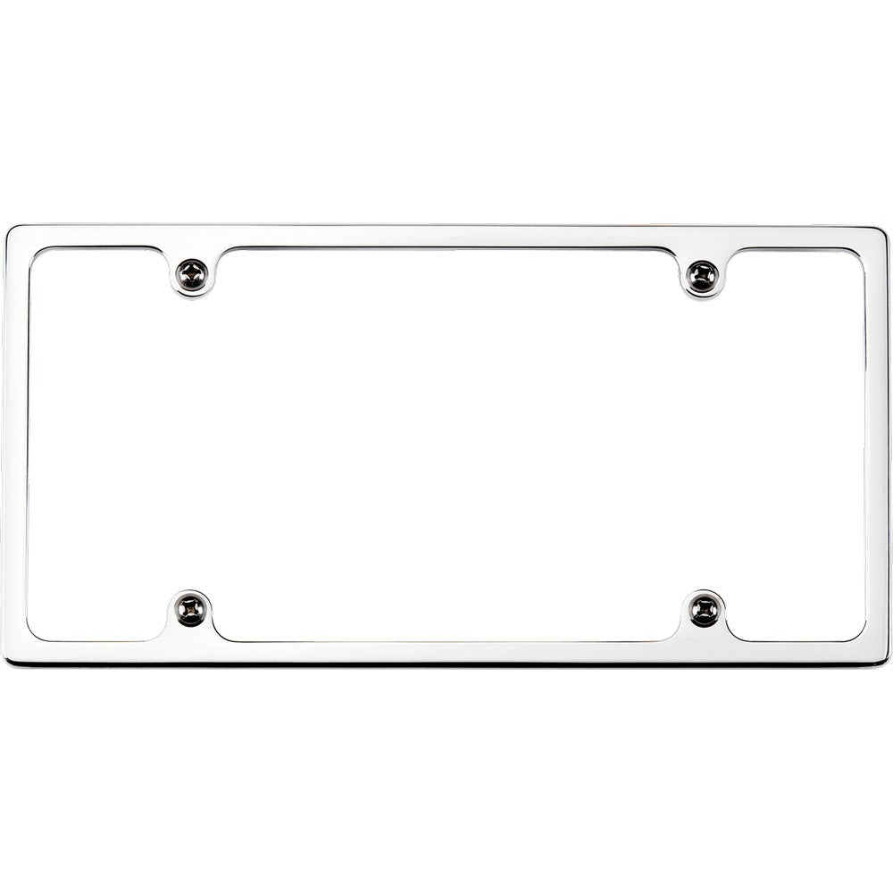 Billet Specialties License Plate Frame - Slimline - Recessed - Aluminum - Polished - Each