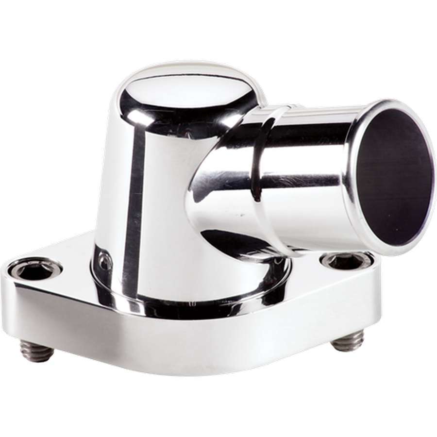 Billet Specialties Water Neck - 75 Degree - 1-1/2 in ID Hose - Swivel - O-Ring - Stainless Hardware - Aluminum -