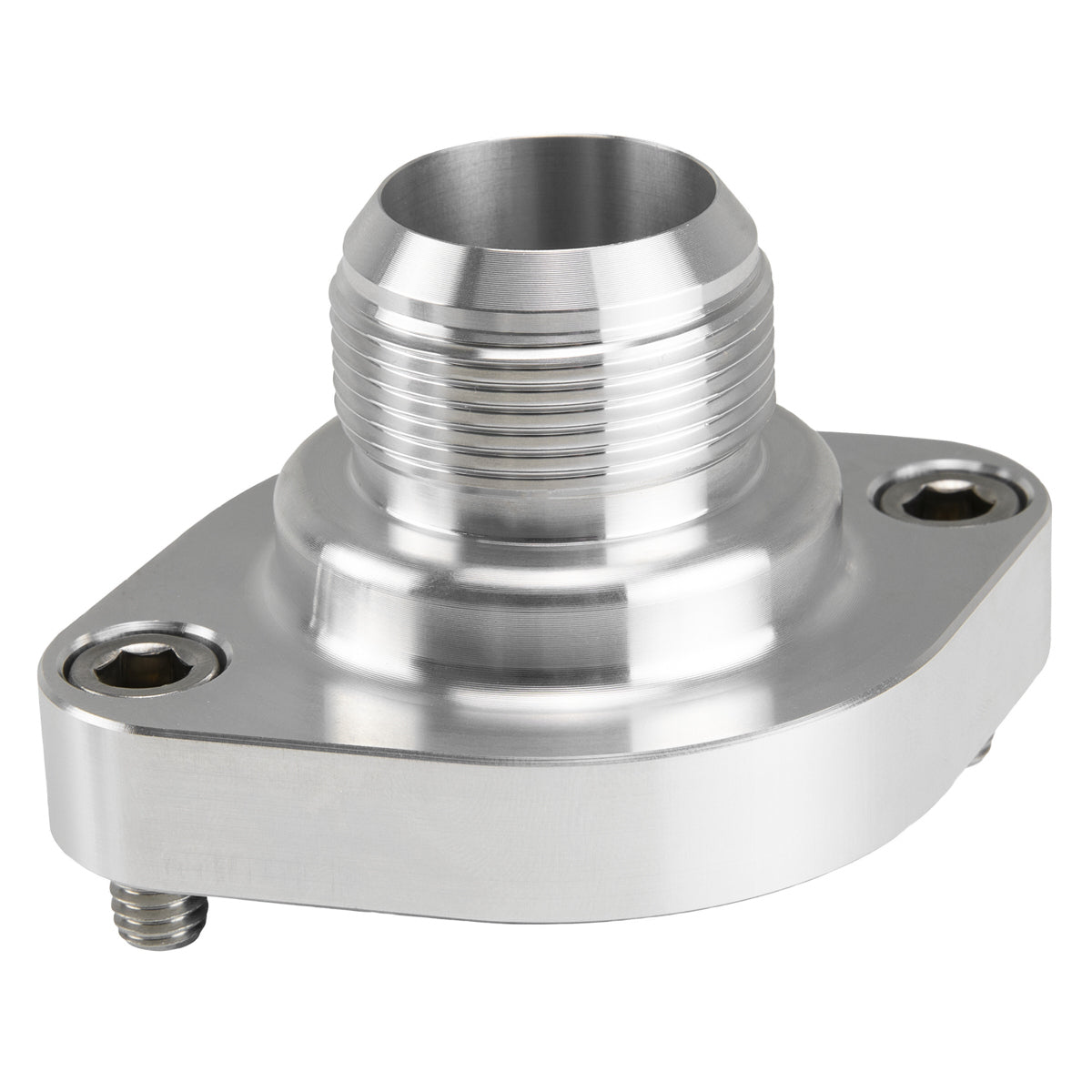 Billet Specialties Water Neck - Straight - 20 AN Male - Stainless Hardware Included - Aluminum - Machined - Mopar V8 -