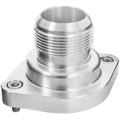Billet Specialties Water Neck - Straight - 20 AN Male - Hardware / O-Ring Included - Aluminum - Natural - GM LS-Series