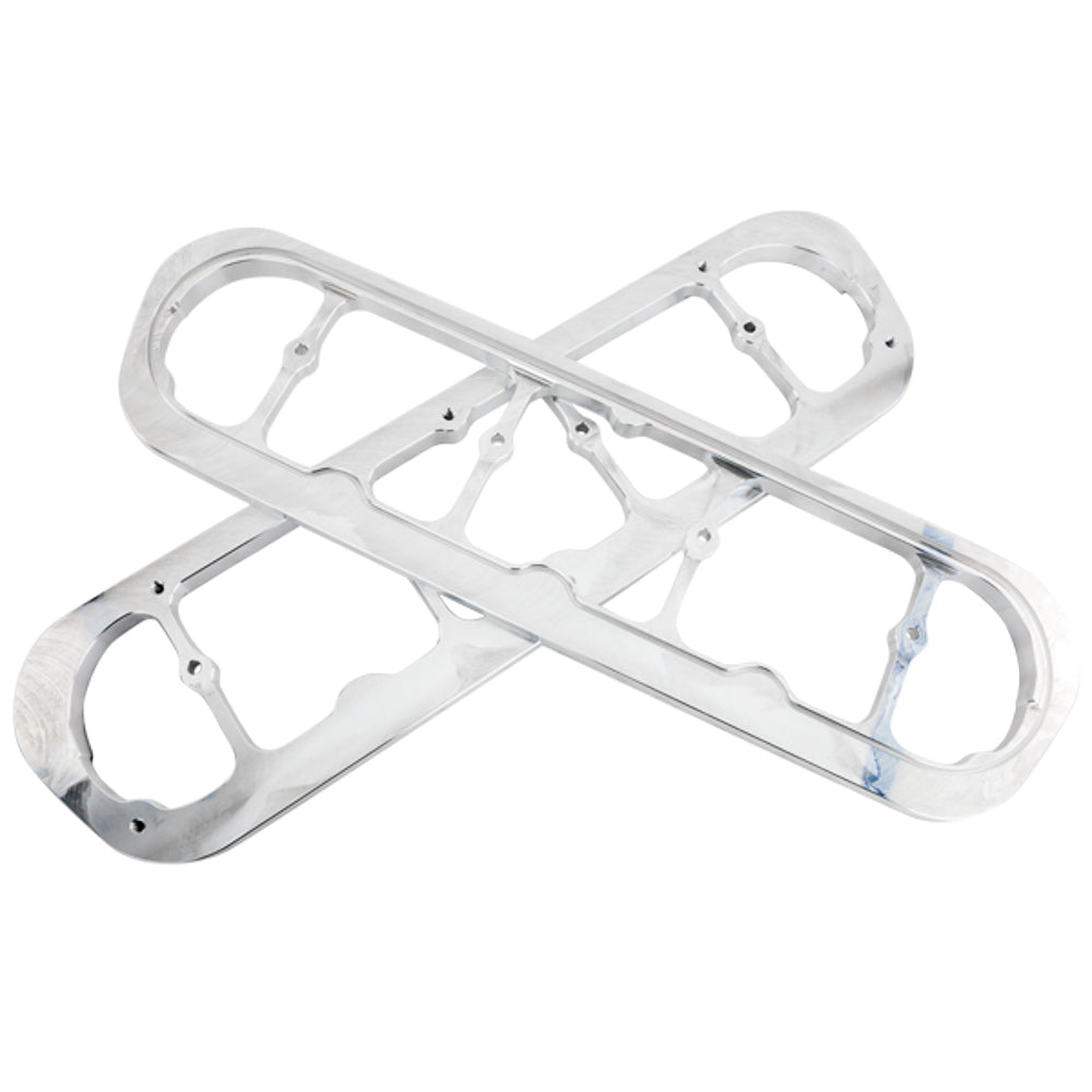Billet Specialties Valve Cover Adapter - GM LS-Series to Ford Small Block - Hardware Included - Aluminum - Natural -