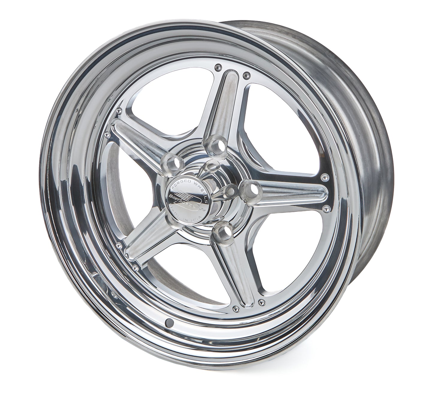 Billet Specialties Wheel - Street Lite - 15 x 6 in - 3.500 in Backspace - 5 x 4.50 in Bolt Pattern - Aluminum -