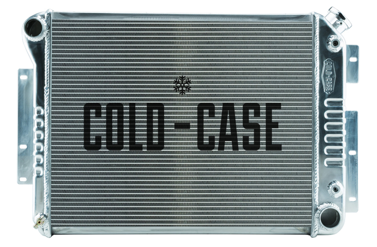 Cold Case Radiators Radiator - 28.8 in W x 18.5 in H x 3 in D - Driver Side Inlet - Passenger Side Outlet - Aluminum -