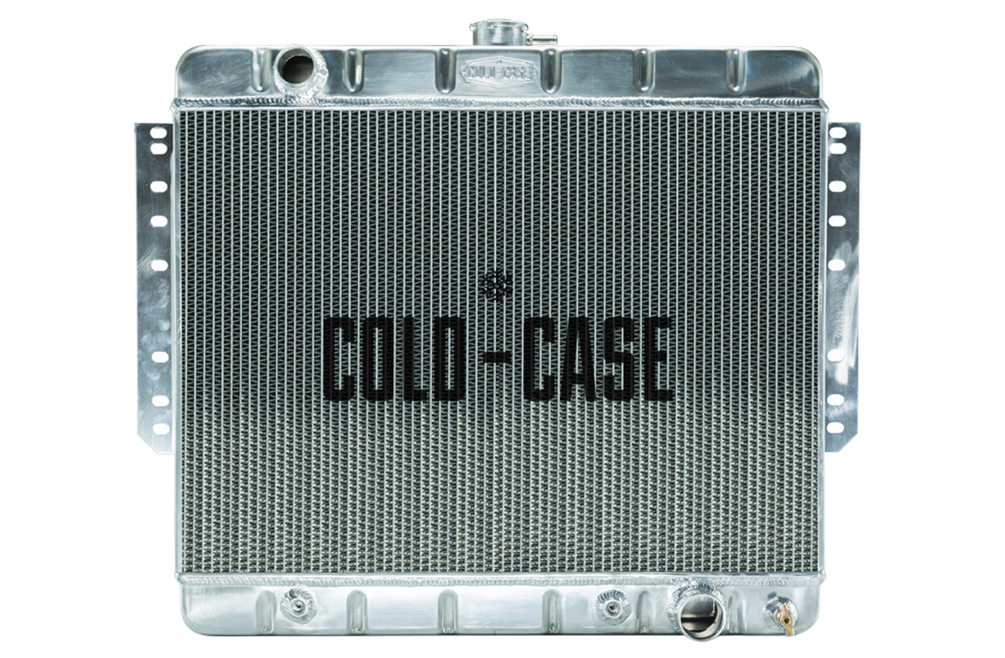 Cold Case Radiators Radiator - 28.75 in W x 23.5 in H x 3 in D - Driver Side Inlet - Passenger Side Outlet - Aluminum