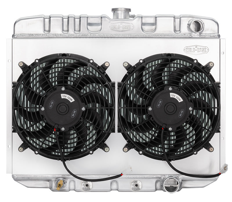 Cold Case Radiators Radiator - 25.5 in W x 21.5 in H x 6.75 in D - Passenger Side Inlet - Passenger Side Outlet -