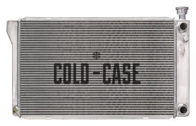 Cold Case Radiators Radiator - 33.85 in W x 20.4 in H x 3 in D - Passenger Side Inlet - Passenger Side Outlet -