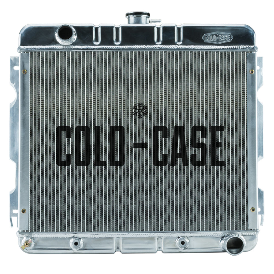 Cold Case Radiators Radiator - 25 in W x 22.5 in H x 3 in D - Driver Side Inlet - Passenger Side Outlet - Aluminum -