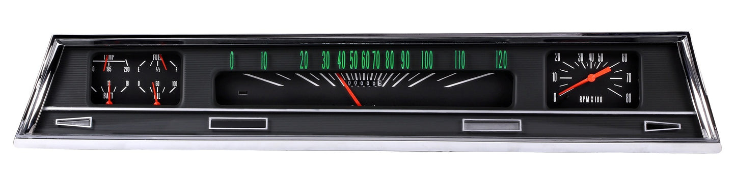 Classic Instruments Gauge Kit - Chevelle Package - Analog - Fuel Level / Oil Pressure / Speedometer / Voltmeter /