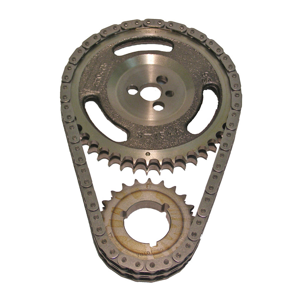 Cloyes Timing Chain Set - Premium Race True Roller - Double Roller - 3 Keyway Adjustable - Iron / Steel - Factory
