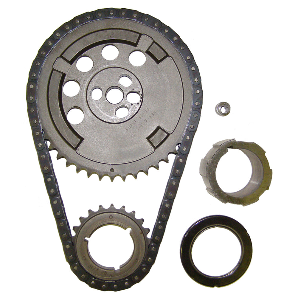 Cloyes Timing Chain Set - Hex-A-Just True Roller - Single Roller - Adjustable - Steel - LS7 - GM LS-Series - Kit